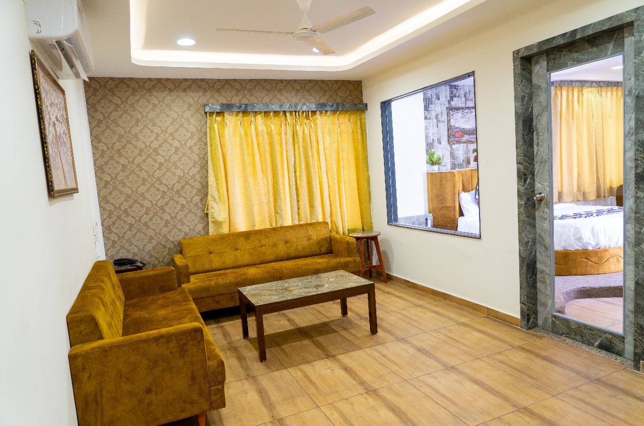 Suite living area at Hotel Lee Grand